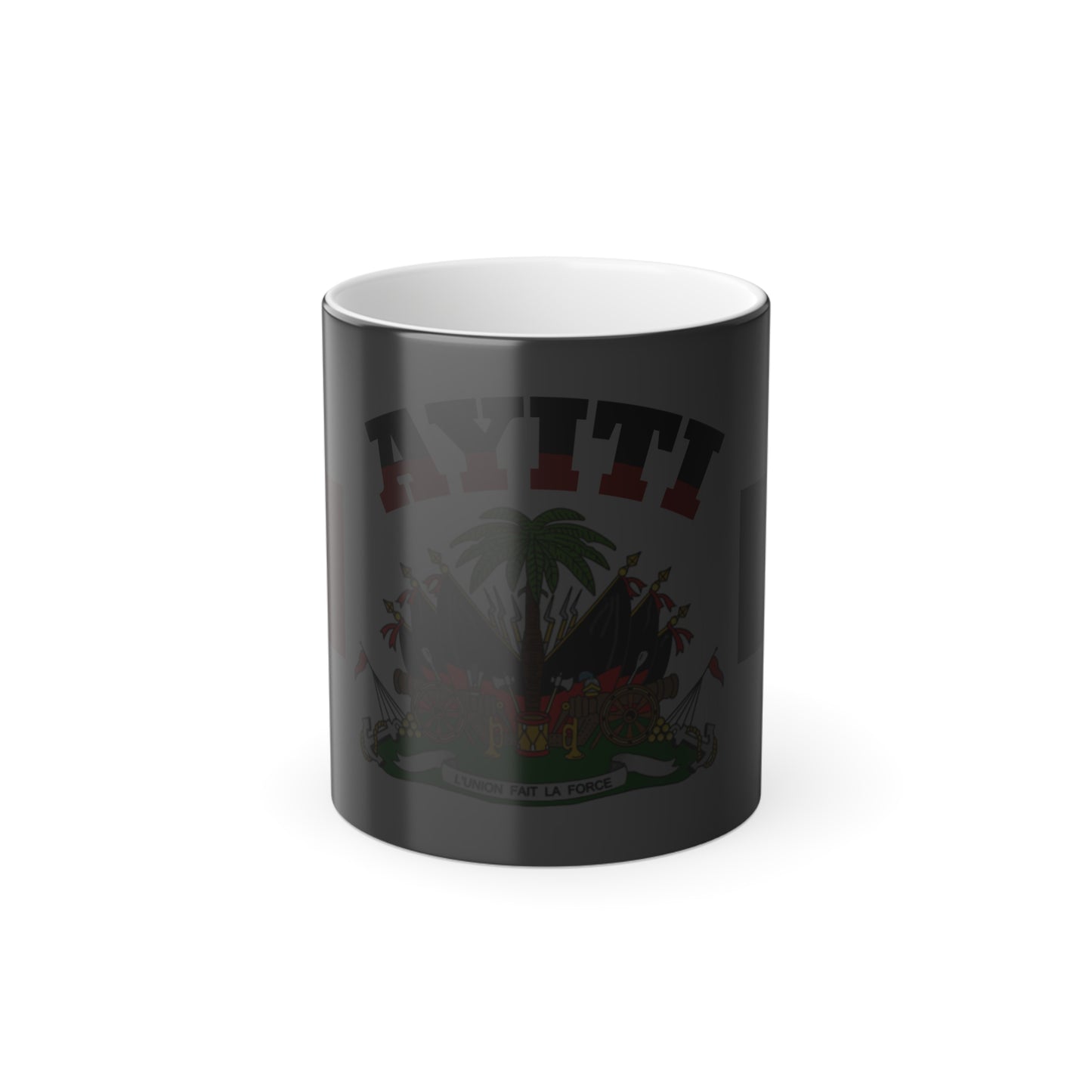 Ayiti Haitian Flag Color-Morph Magic Mug — 11oz Heat-Change Coffee Cup