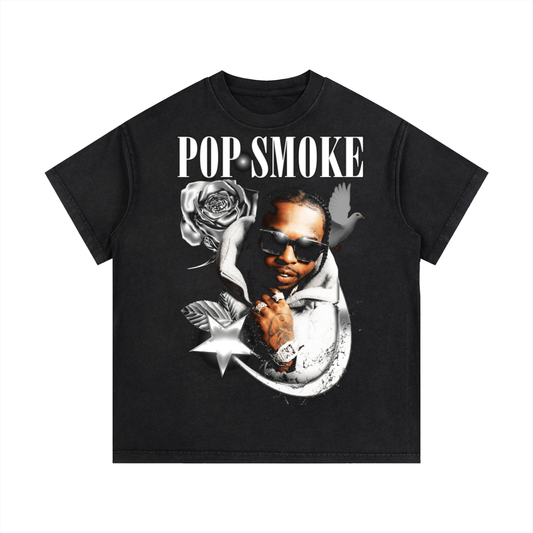 Pop Smoke Vintage Cotton T-Shirt