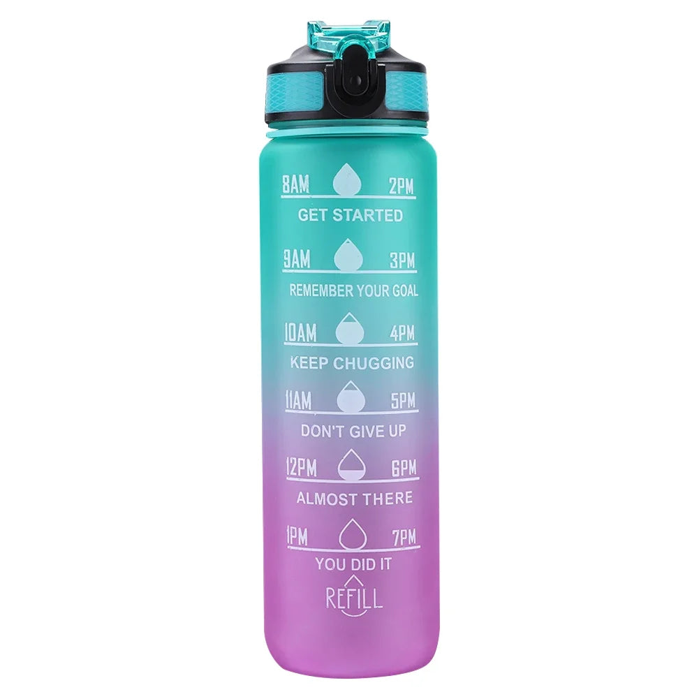 1 Liter water bottle Motivational