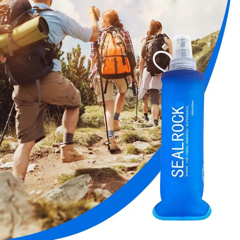  Foldable Silicone Soft Flask Water Bottles